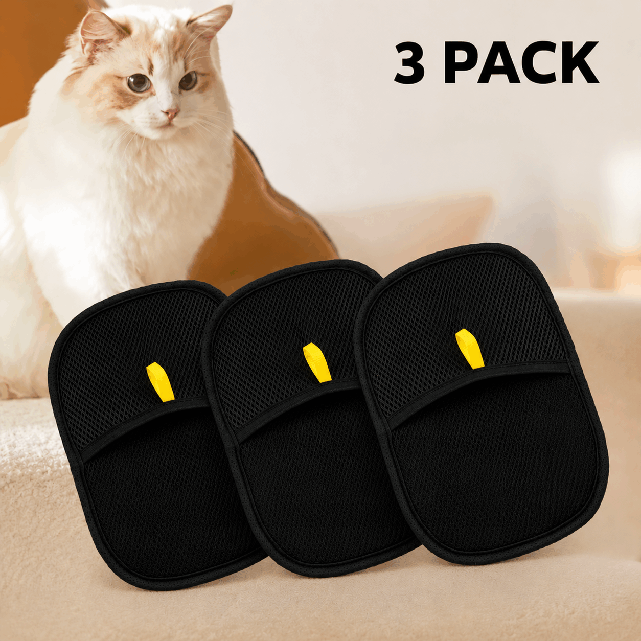 Junazilo® Reusable Pet Hair Remover Mitt