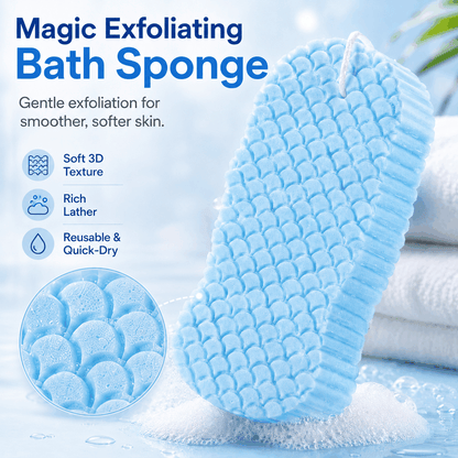 Junazilo® 🧽Magic Exfoliating Bath Sponge