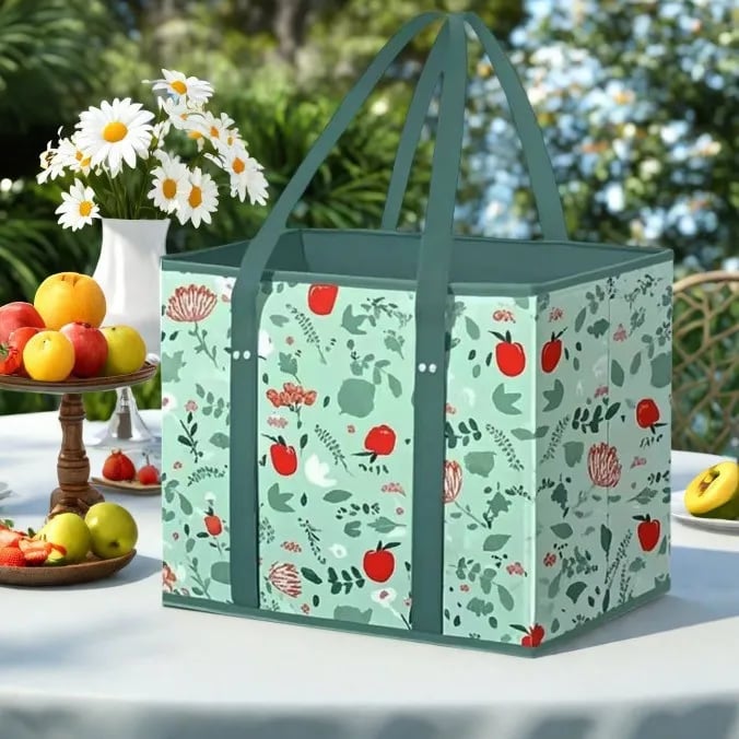 Junazilo® Thickened reusable shopping bag (foldable, sturdy, waterproof)