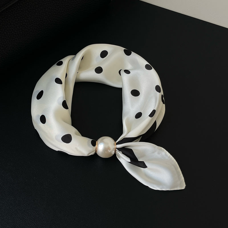 Junazilo® Effortless Glamour: Pop-On Pearl Necklace Scarf 🧣 upsell
