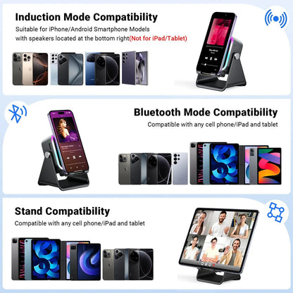 Junazilo® Wireless Induction Audio Speaker Stand upsell