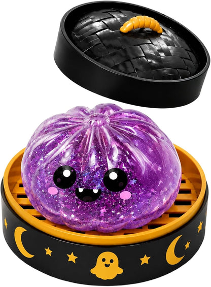 Junazilo® 🎃 Halloween Steamed Bun Squishy Mystery Box Toy