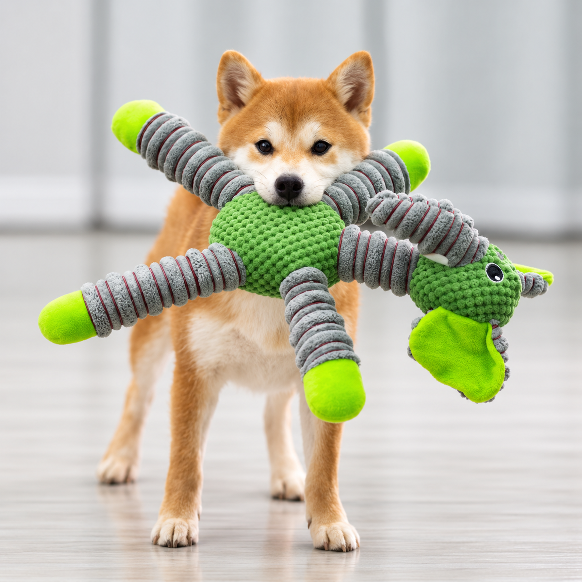Tug & Squeak Elephant Chew Toy