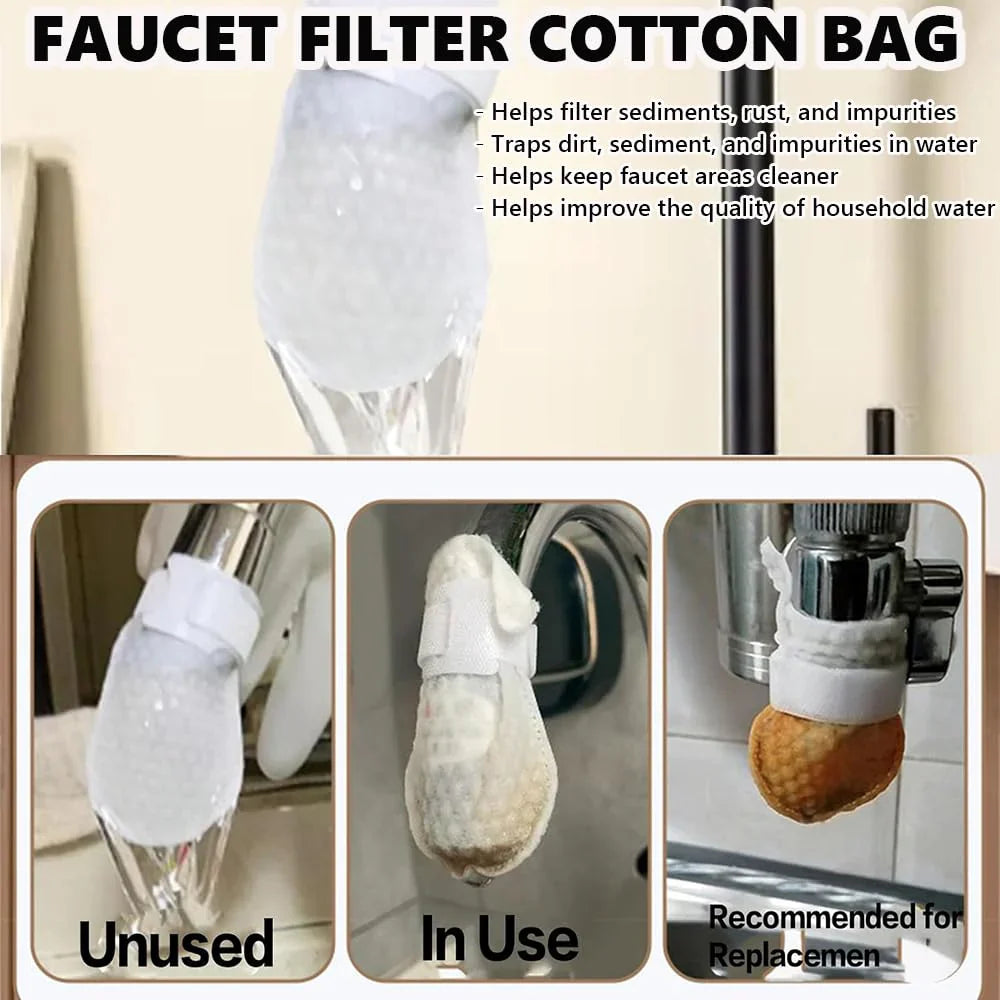 Junazilo® Universal Faucet Filter Bag - Effective filtration for tap water and spring water, removes rust and various impurities upsell