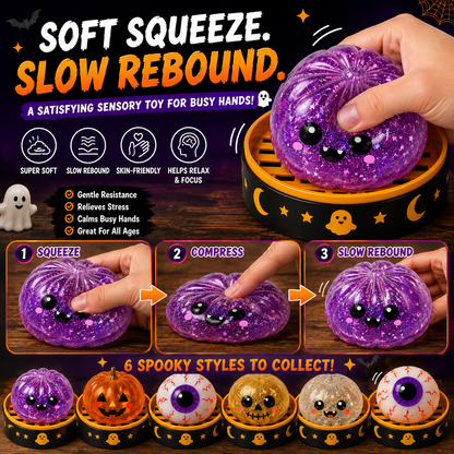 Junazilo® 🎃 Halloween Steamed Bun Squishy Mystery Box Toy