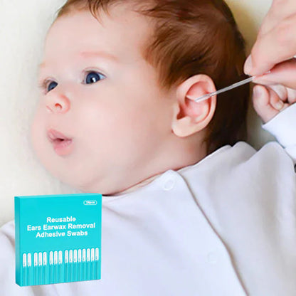 Junazilo® Reusable Sticky Ear Cleaning Sticks – 24 Per Pack