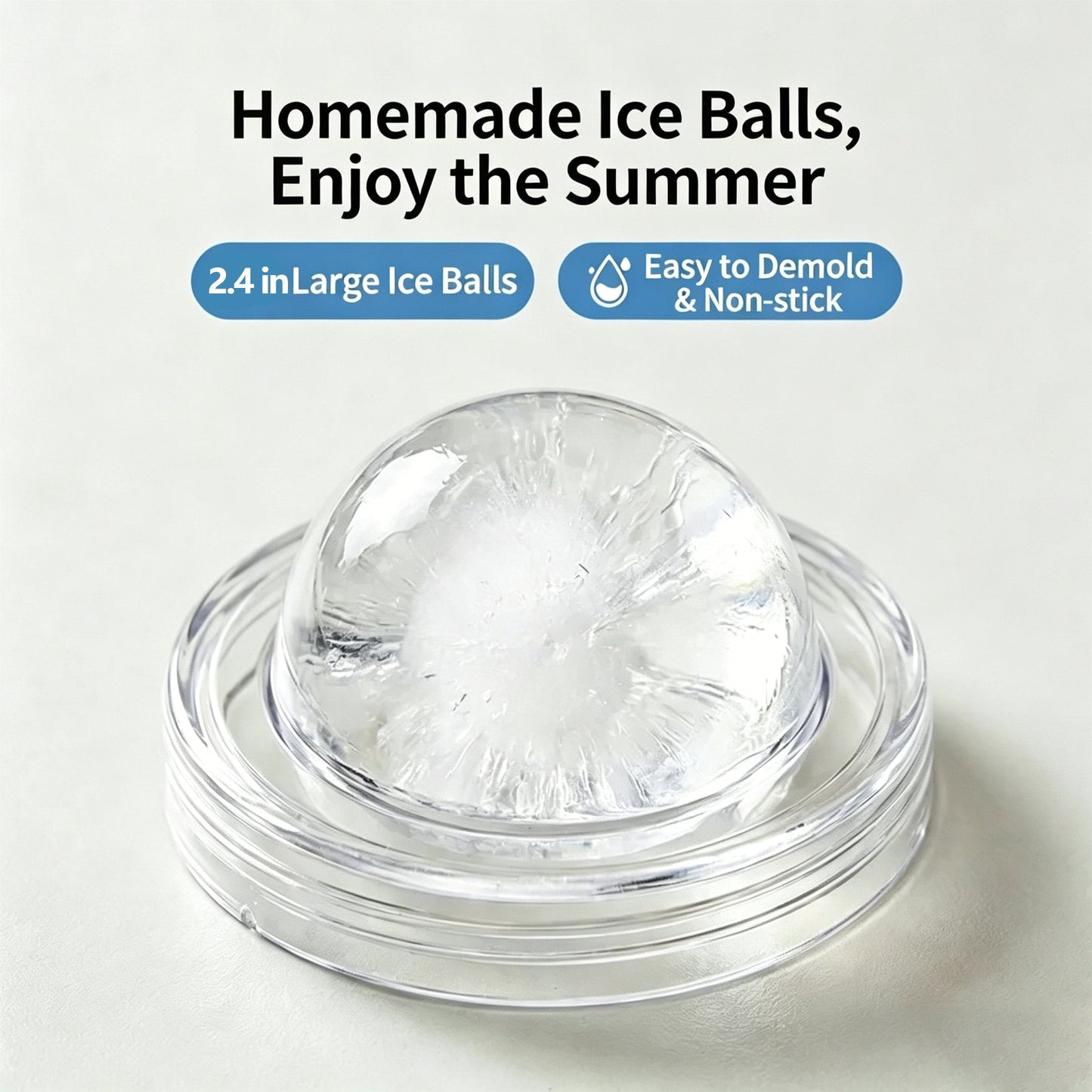 Junazilo® 🧊 Foldable Silicone Ice Ball Drink Cup
