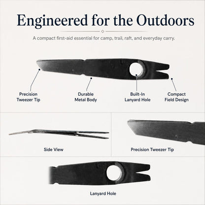 Junazilo® Adventure Tweezers – Your Pocket-Sized First Aid Hero for the Great Outdoors upsell