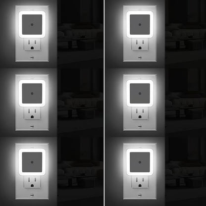 Junazilo® Dusk-to-Dawn LED Night Lights (Warm White, Plug-In) upsell