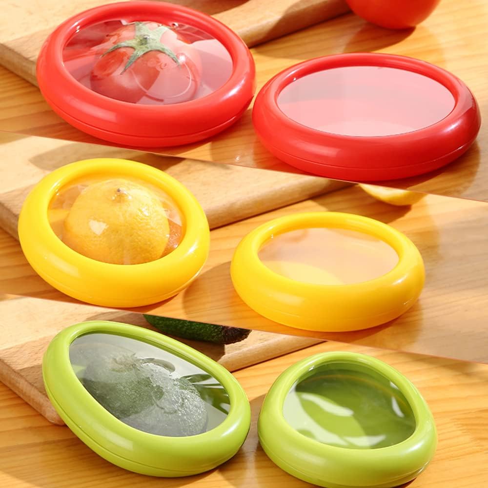 Junazilo® Silicone fruit storage box/ Silicone Food Savers for Fridge upsell