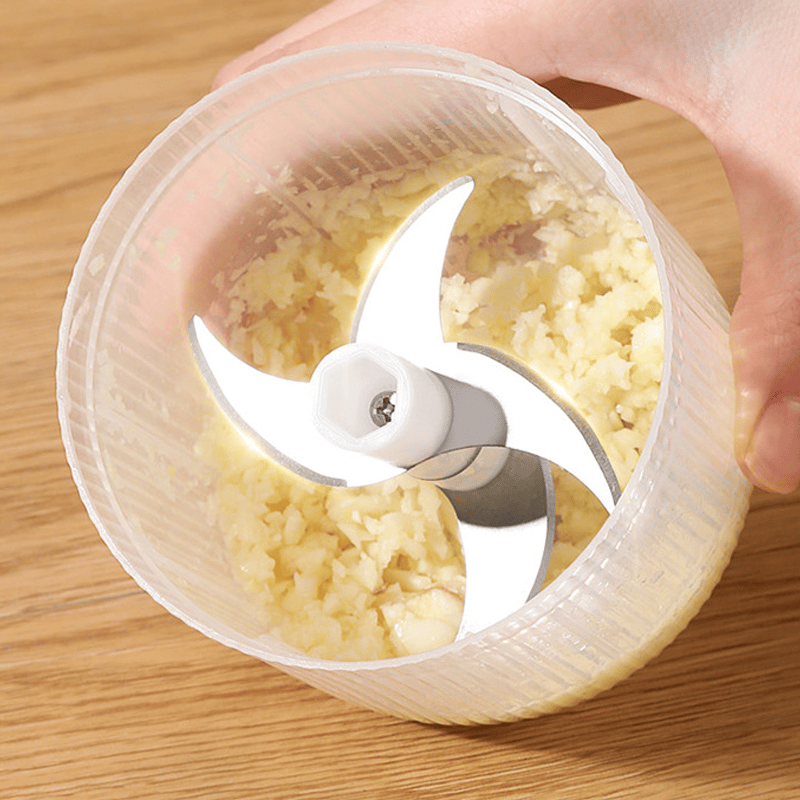 Junazilo® Mini Electric Food Chopper – One-Press Garlic & Veggie Prep