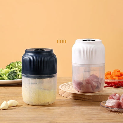 Junazilo® Mini Electric Food Chopper – One-Press Garlic & Veggie Prep