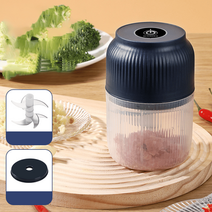Junazilo® Mini Electric Food Chopper – One-Press Garlic & Veggie Prep