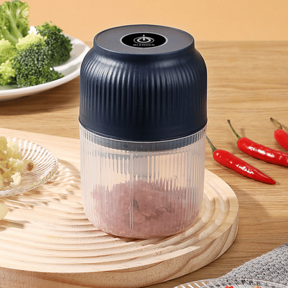 Junazilo® Mini Electric Food Chopper – One-Press Garlic & Veggie Prep