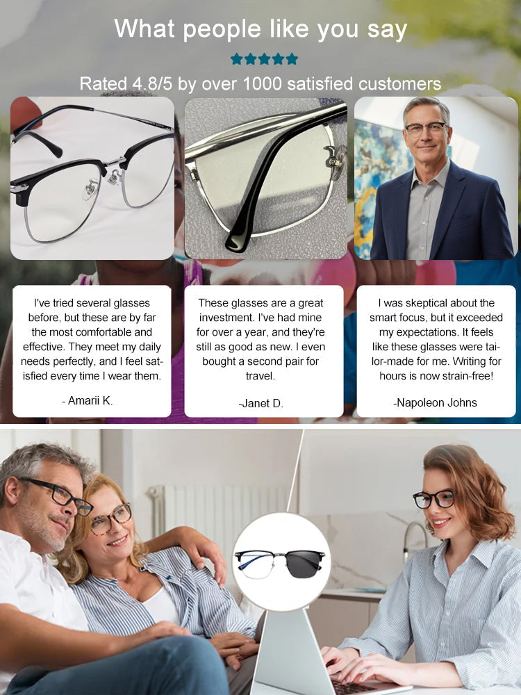 Junazilo® Ultra Light Anti Blue Presbyopic Glasses