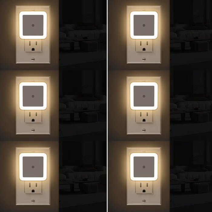 Junazilo® Dusk-to-Dawn LED Night Lights (Warm White, Plug-In) upsell
