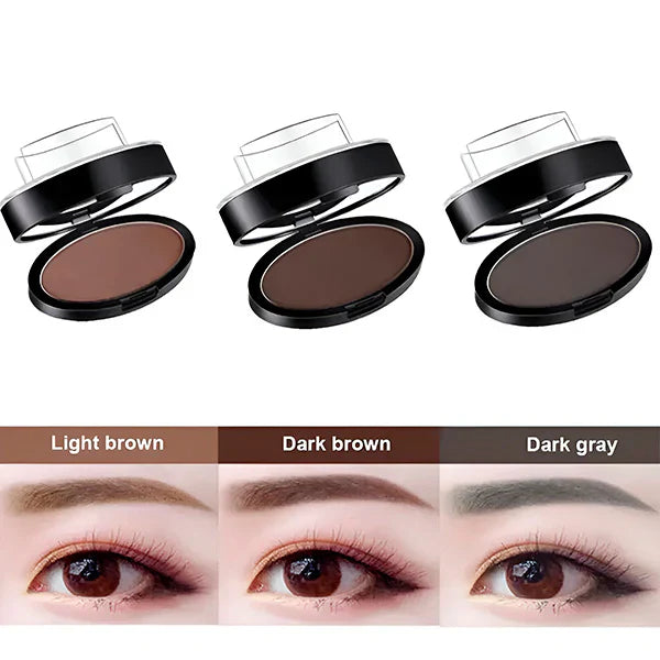 Junazilo® Instant Symmetrical Eyebrow Stamp Kit – Effortless Waterproof Brow Powder Makeup upsell