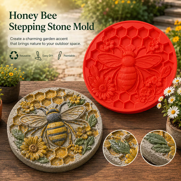 Junazilo® Reusable Sunflower Stepping Stone Mold