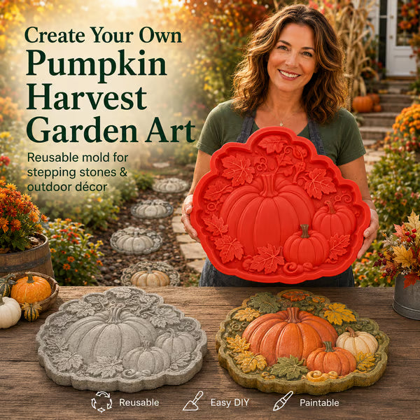Junazilo® Reusable Sunflower Stepping Stone Mold