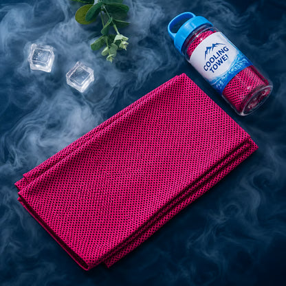 Junazilo® 🏃❄️Cold Sweat Towel You Can Use Anywhere, Anytime! Reusable Soft Absorbent Cooling Portable