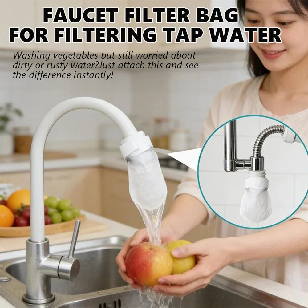 Junazilo® Universal Faucet Filter Bag - Effective filtration for tap water and spring water, removes rust and various impurities upsell