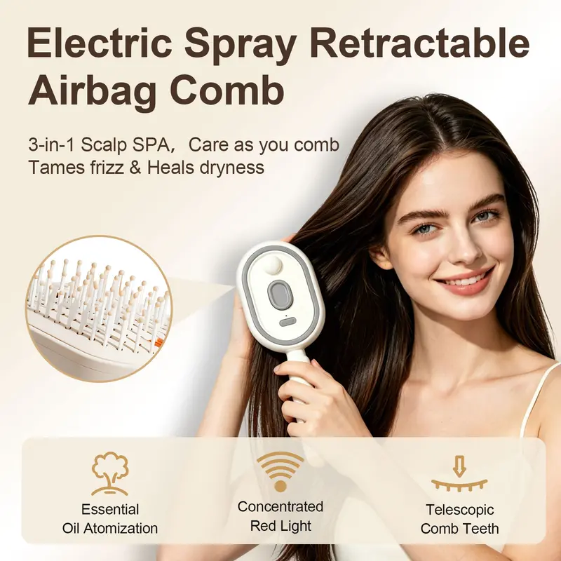 Junazilo® Electric Spray Air Cushion Massage Comb upsell