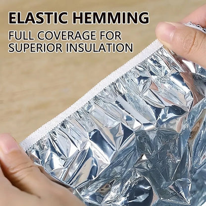 Junazilo® 🍽️Reusable Aluminum Foil Thermal Food Cover — Heat-Retaining, Washable & Freshness-Preserving Kitchen Essential