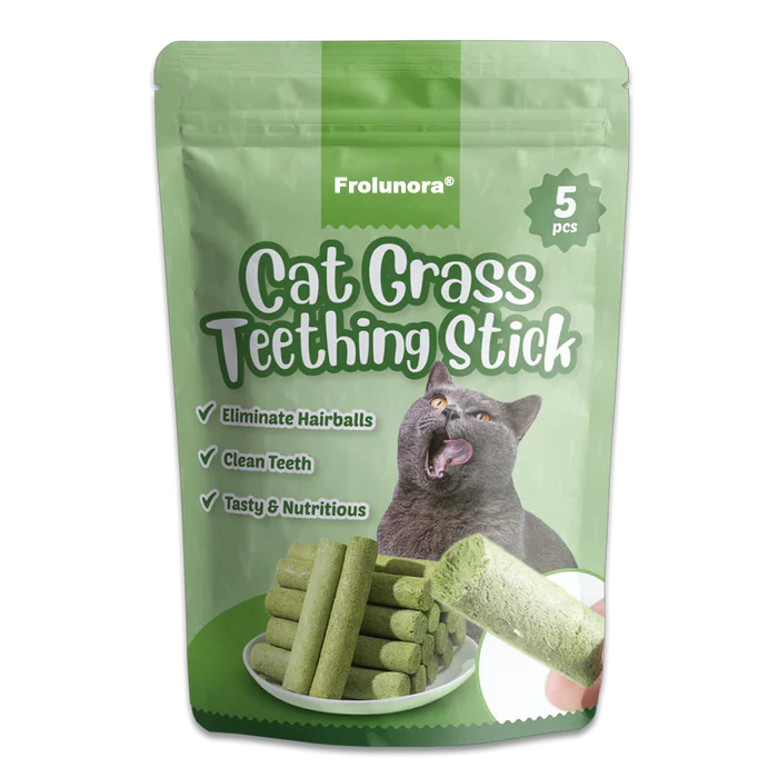 Junazilo® Cat Grass Teething Sticks