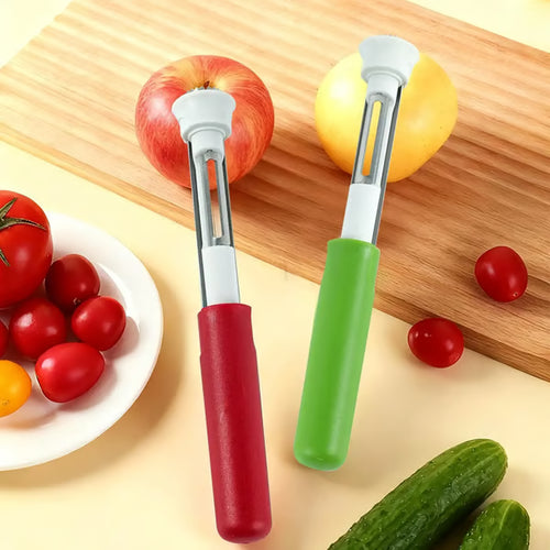 Junazilo® 2-in-1 Stainless Steel Fruit and Vegetable Corer & Peeler Tool