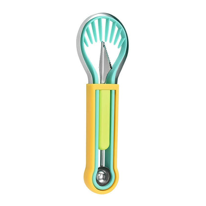 Junazilo® 3-in-1 Multi-Function Melon Ball Scoop & Carving Knife Set upsell