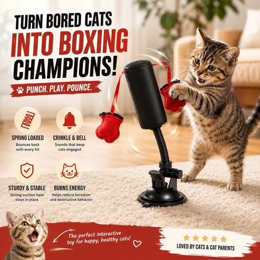 Junazilo® Interactive Cat Punching Bag Toy