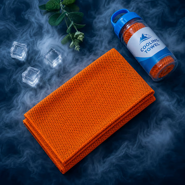 Junazilo® 🏃❄️Cold Sweat Towel You Can Use Anywhere, Anytime! Reusable Soft Absorbent Cooling Portable