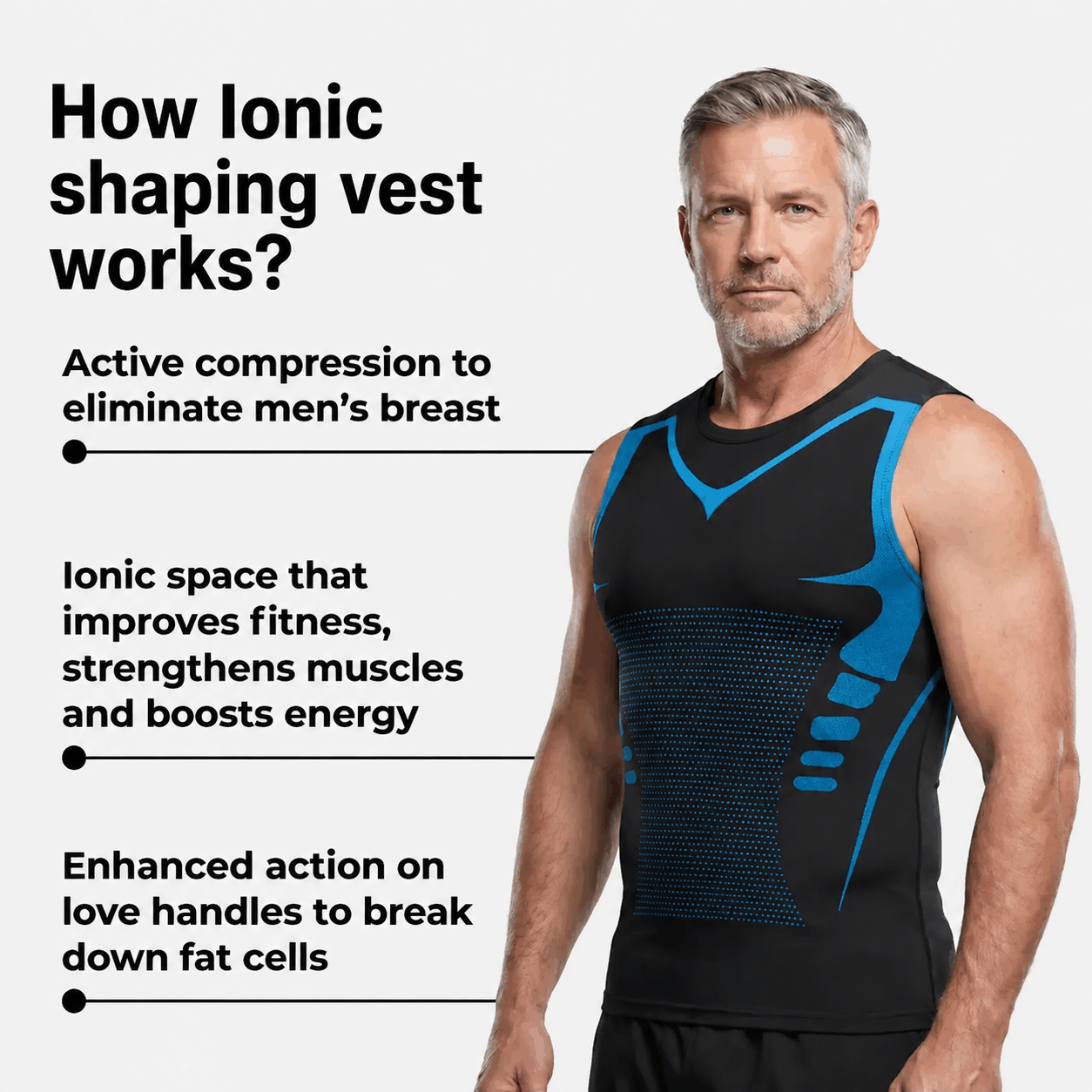 Junazilo® Ionic shaping vest - Feel The Power of Confidence, Shape & Control
