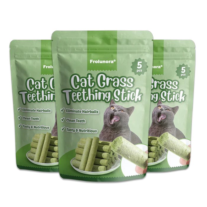 Junazilo® Cat Grass Teething Sticks