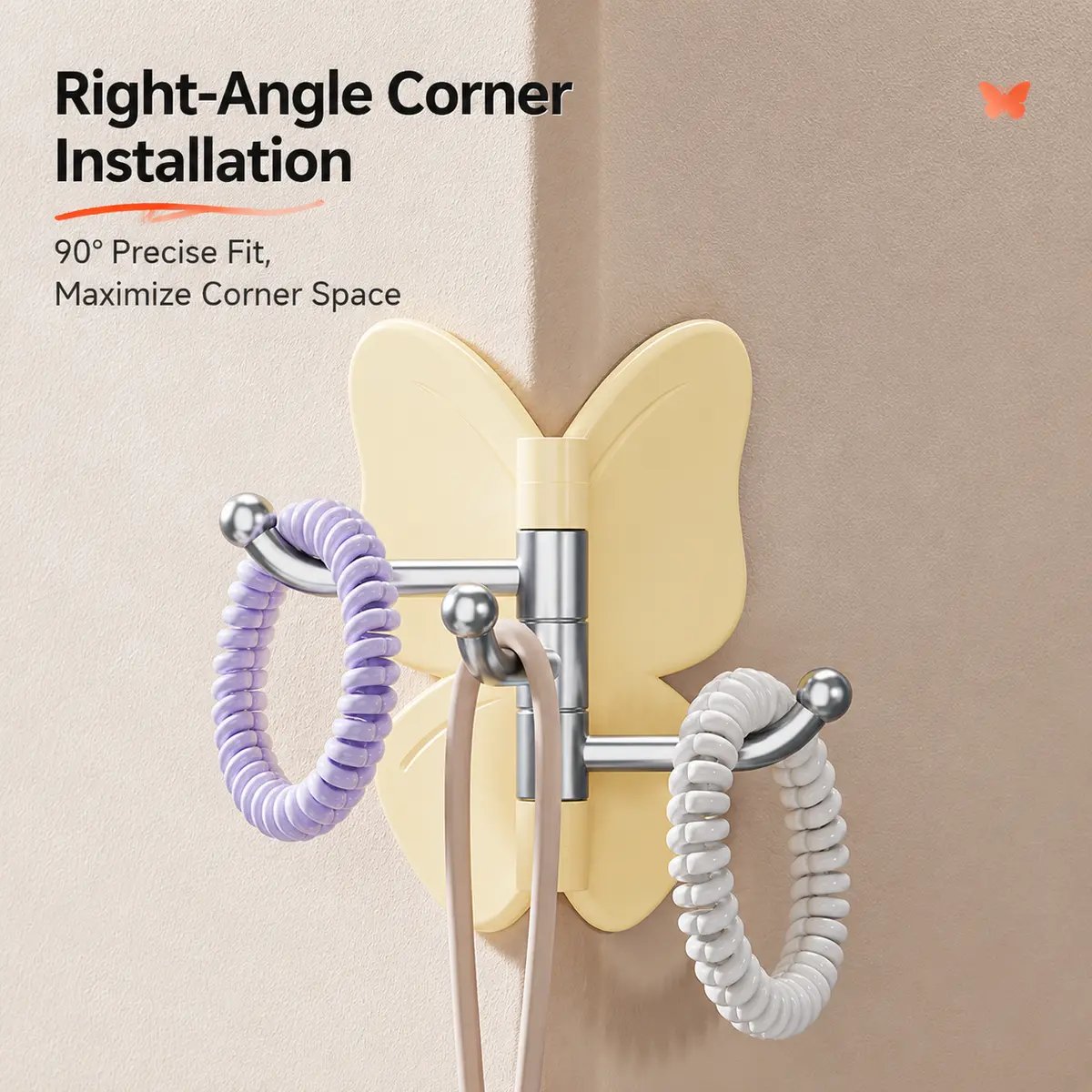 Junazilo® 🦋No Drilling Swivel Butterfly Hook
