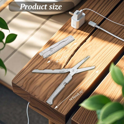 Junazilo® ✂️ 2-in-1 Foldable EDC Scissors with Built-In Ruler