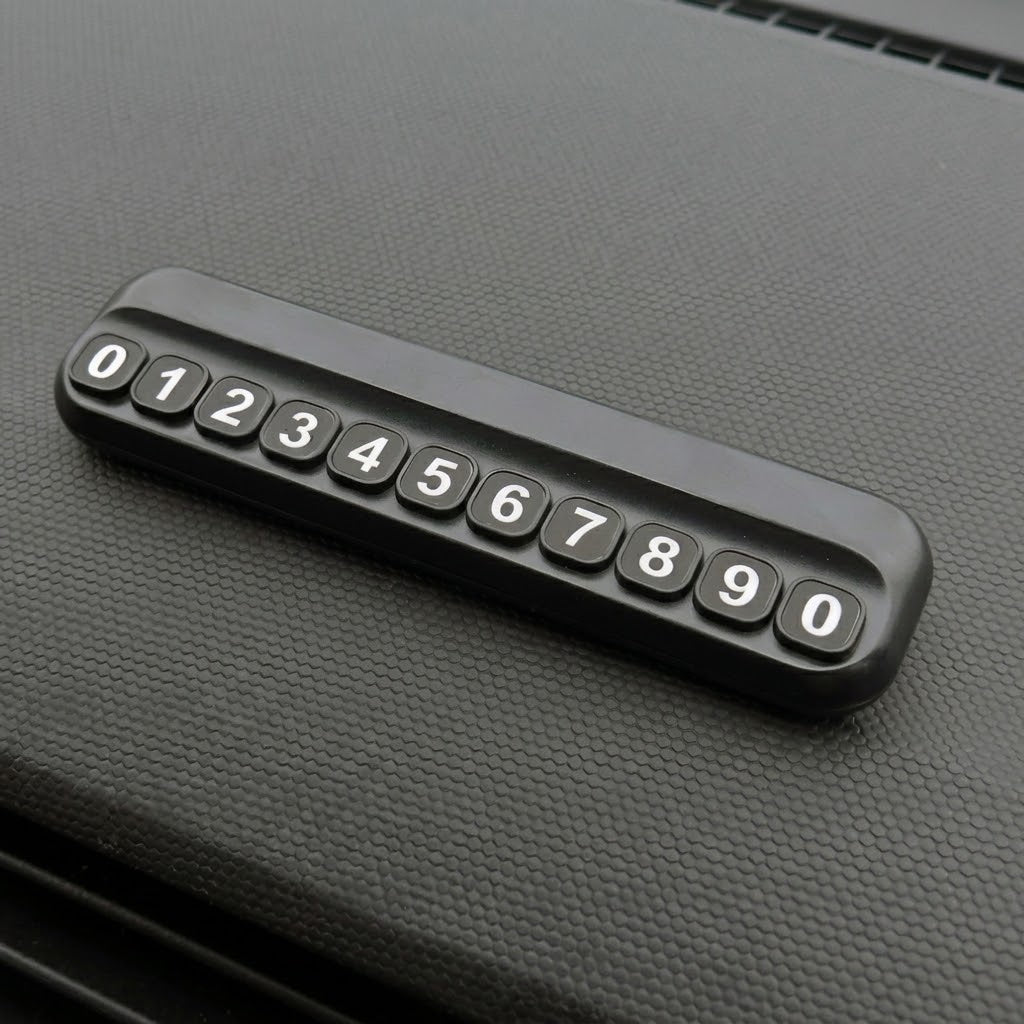 The 'Lovely Cure' Artisan Dashboard Parking Sign