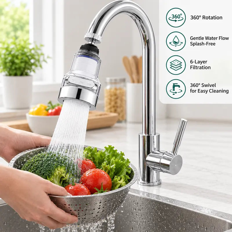Junazilo® 360° Swivel Faucet Filter Attachment