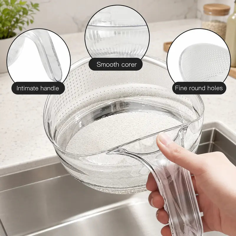 Junazilo® Multipurpose rice washing strainer bowl