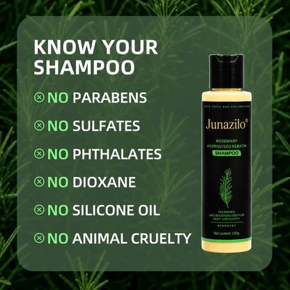 Junazilo® Rosemary Keratin Shampoo | Hair Growth & Anti-Dandruff Scalp Treatment upsell