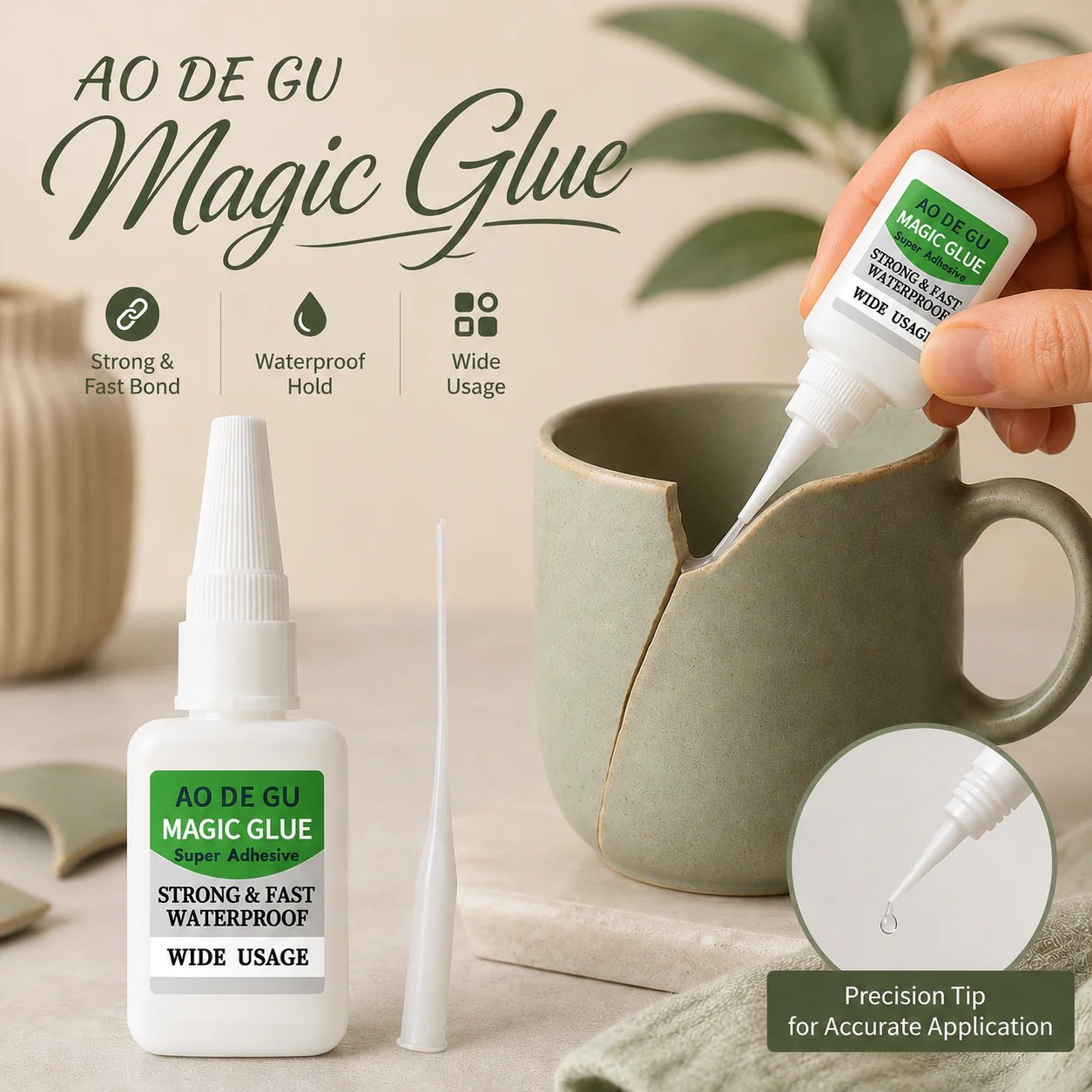 Junazilo® Fast-Setting Super Glue Kit – 4 × 20mL Per Set