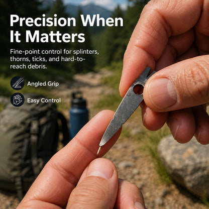 Junazilo® Adventure Tweezers – Your Pocket-Sized First Aid Hero for the Great Outdoors upsell