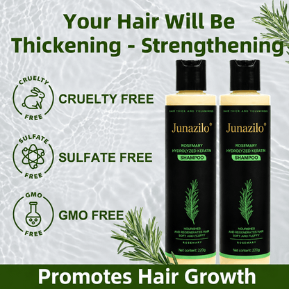 Junazilo® Rosemary Keratin Shampoo | Hair Growth & Anti-Dandruff Scalp Treatment upsell