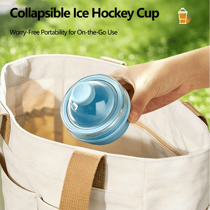 Junazilo® 🧊 Foldable Silicone Ice Ball Drink Cup