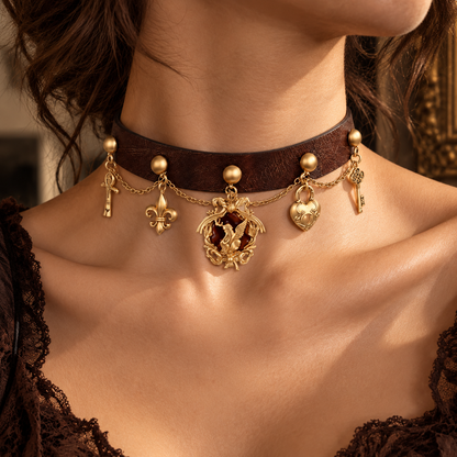 The Aurelia Relic Charm Choker