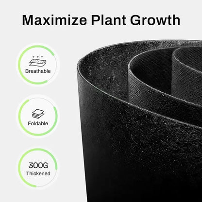 Junazilo®  🌱 5 Gallon Grow Bags – Heavy Duty Aeration Fabric Pots with Handles for Vegetables, Flowers & Fruits 🪴 upsell