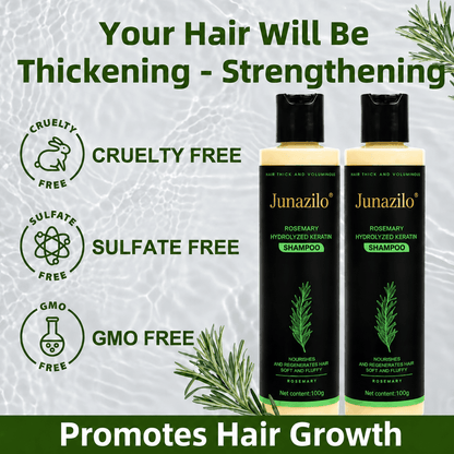 Junazilo® Rosemary Keratin Shampoo | Hair Growth & Anti-Dandruff Scalp Treatment upsell