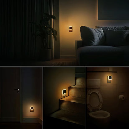Junazilo® Dusk-to-Dawn LED Night Lights (Warm White, Plug-In) upsell