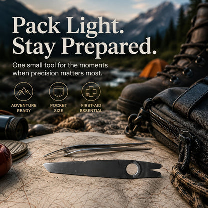 Junazilo® Adventure Tweezers – Your Pocket-Sized First Aid Hero for the Great Outdoors upsell