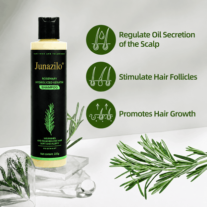 Junazilo® Rosemary Keratin Shampoo | Hair Growth & Anti-Dandruff Scalp Treatment upsell